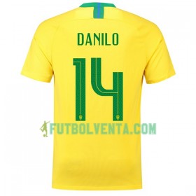 Camiseta de fútbol Brasil Danilo 14 1ª equipación Mundial 2018